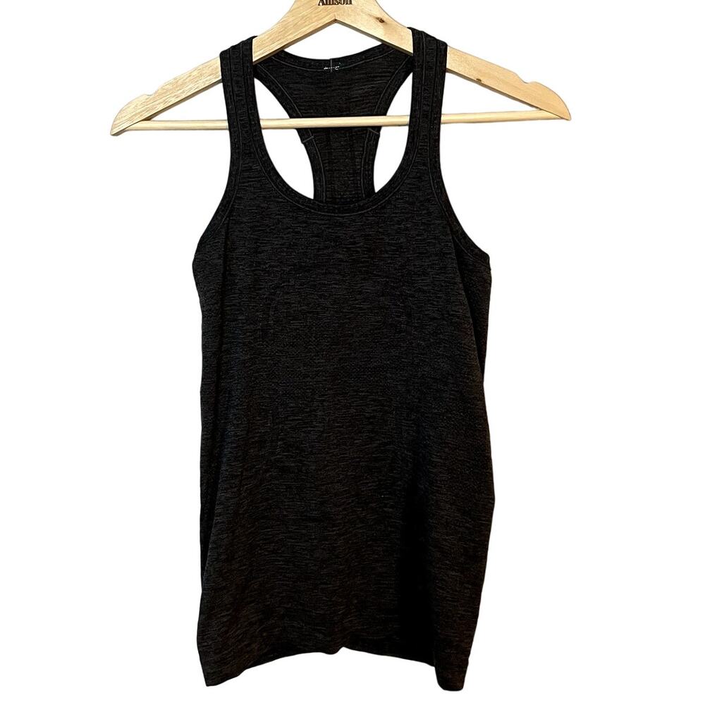 Lululemon Swiftly Tech Racerback Tank Top Gray Regular Length Women's Size 4 EUC